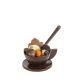 Tasse en chocolat au lait fondant