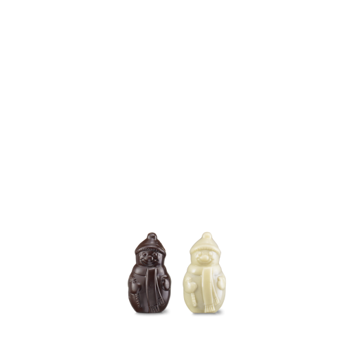 Bonhommes de neige praliné - blanc et noir