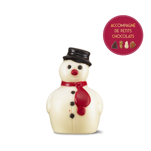Bonhomme de neige - chocolat blanc