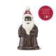 Père Noël et son étoile - chocolat noir