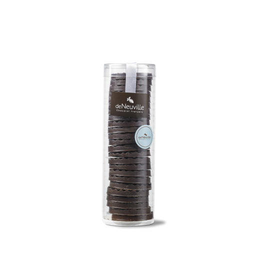 Sachet de palets au chocolat noir