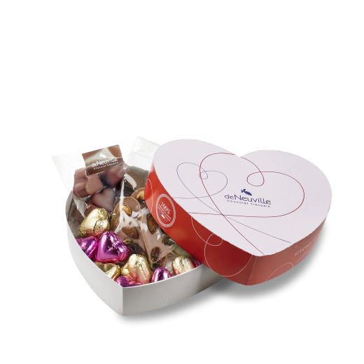 Coffret cœur garni