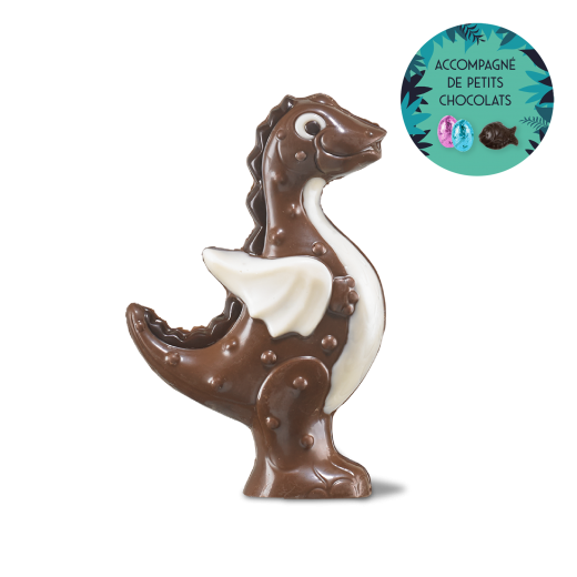 Zoé le dragon ailé - chocolat au lait