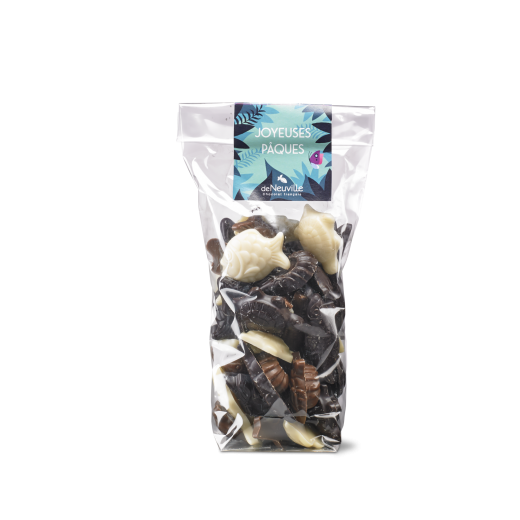 Petit sachet de chocolats de Pâques