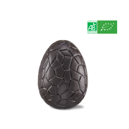 L'œuf bio noir de 13cm