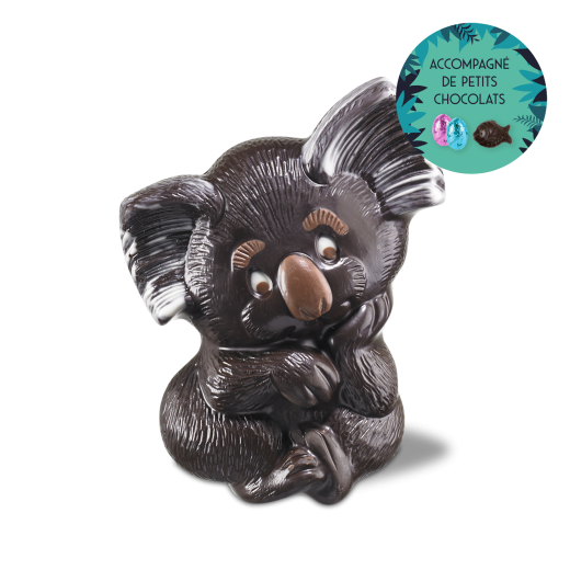 Lya le koala - chocolat noir