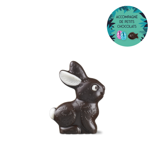 Petit lapin - chocolat noir