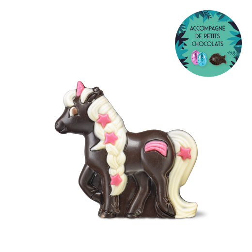 Sarah la licorne - chocolat noir
