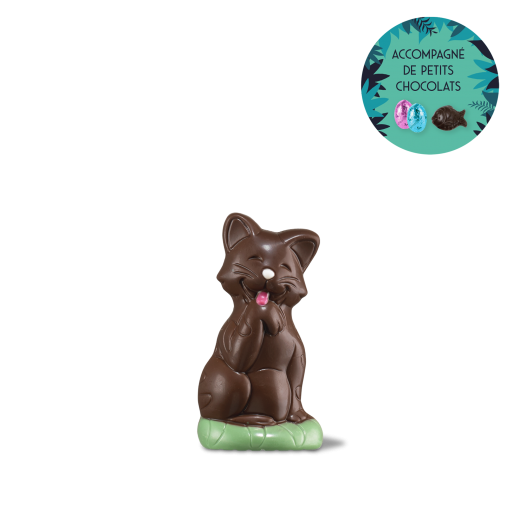 Mona le chat - chocolat noir