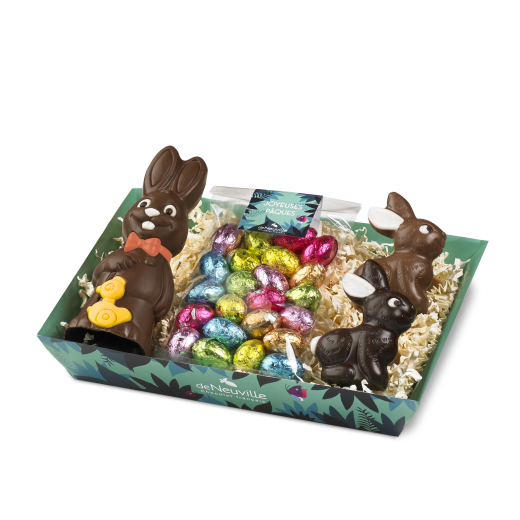 Barquette Mr Lapin et ses lapereaux