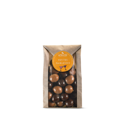 Noisettes au chocolat noir, Sachet à offrir