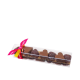 Réglette de chocolats et pâtes de fruits