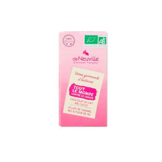 Tablette Solidaire Bio lait éclats de caramel