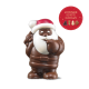 Père Noël et son petit ours - chocolat au lait
