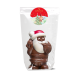 Père Noël et son petit ours - chocolat au lait