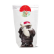 Père Noël et son petit ours au chocolat noir