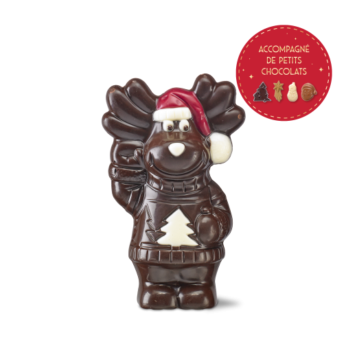 Renne de Noël - chocolat noir