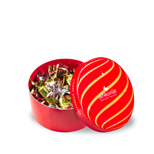 Grande boule de Noël garnie