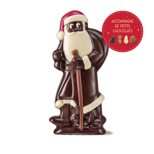 Père Noël et son bâton - chocolat noir