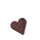 Coeur chocolat noir caramel beurre salé