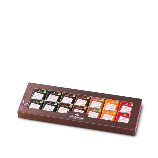 Coffret 42 carrés Dégustation bio