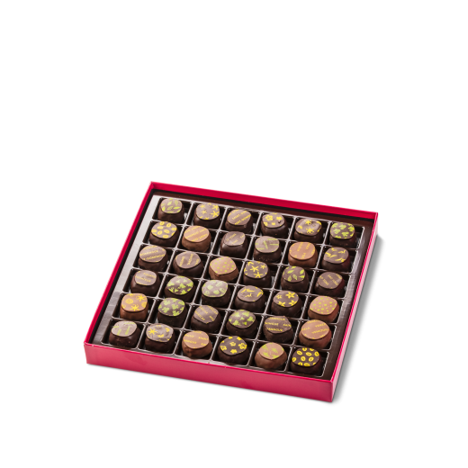 Coffret Initiation 36 ganaches noirs et lait