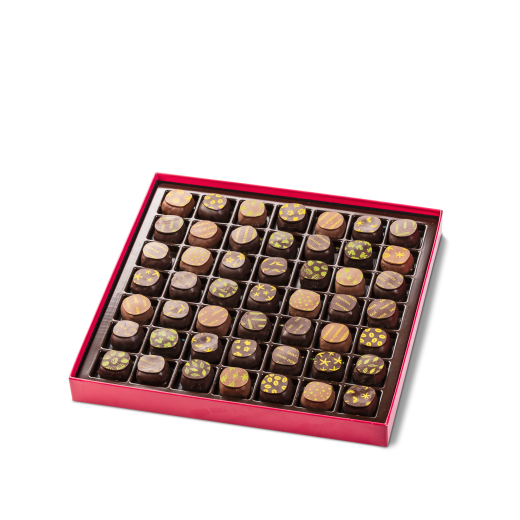 Coffret Initiation 49 ganaches noirs et lait