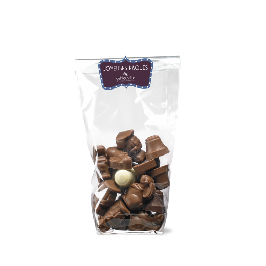 Sachet lapins et clochettes de Pâques