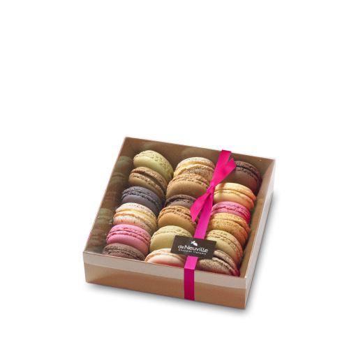 Coffret 18 macarons