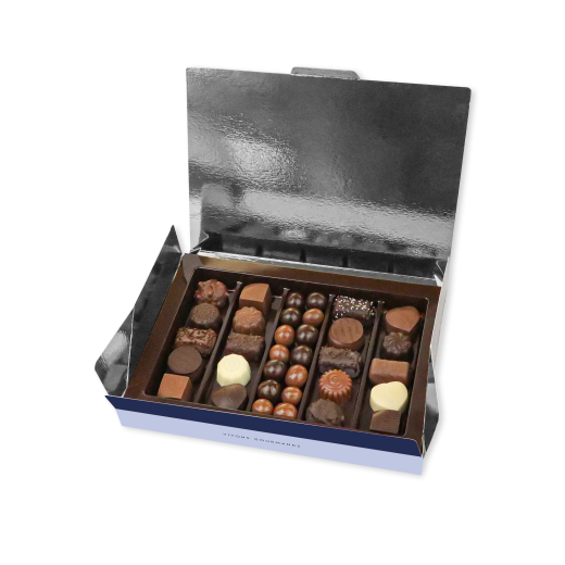 Boîte de chocolats de Noël