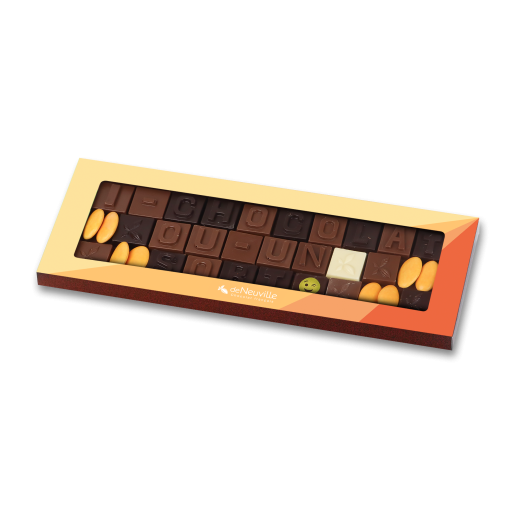 Message chocolat spécial Halloween