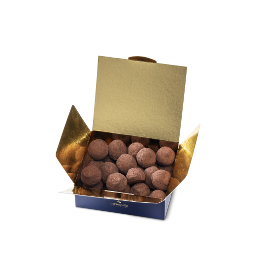 Coffret de truffes chocolat noir