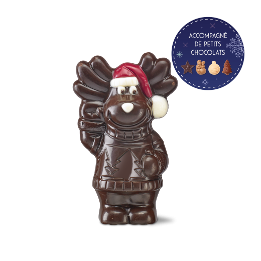 Renne de Noël au chocolat noir Renne de Noël au chocolat noir