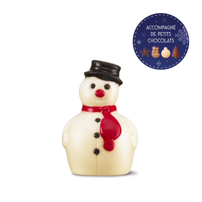 Bonhomme de neige au chocolat blanc Bonhomme de neige au chocolat blanc
