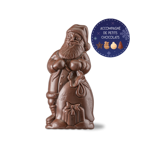 Père Noël au chocolat au lait
