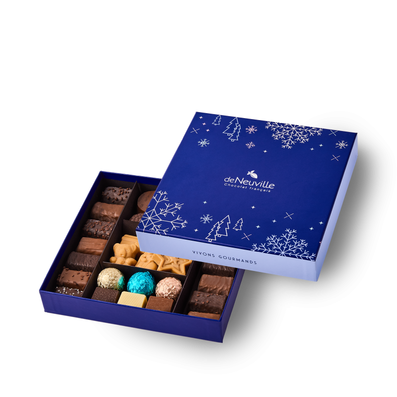 Moyen Coffret de Chocolats Festifs Moyen Coffret de Chocolats Festifs
