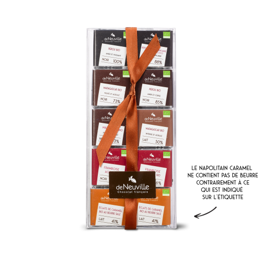 Réglette 40 carrés dégustation bio