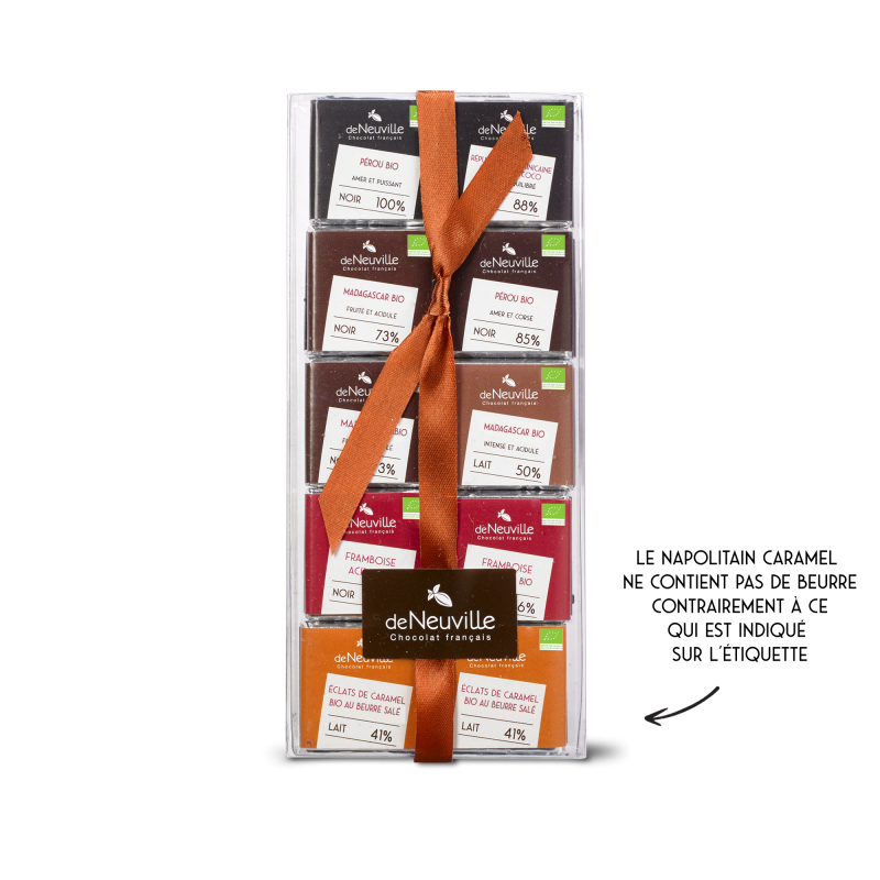 Réglette 40 carrés dégustation bio