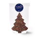 Mendiant sapin au chocolat noir et framboise