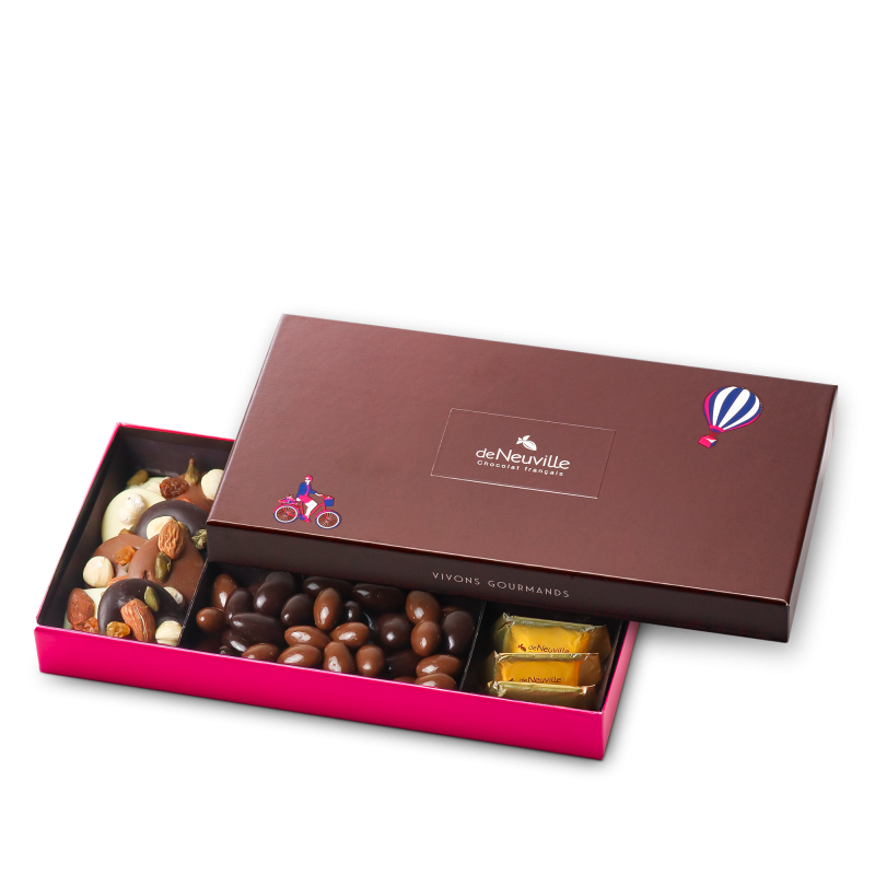 Grand coffret de chocolats français