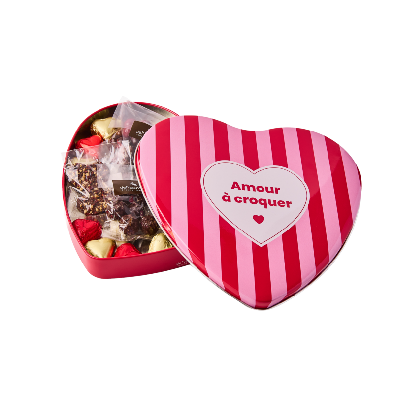 Grand coffret cœur en métal Grand coffret cœur en métal