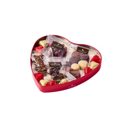 Grand coffret cœur en métal