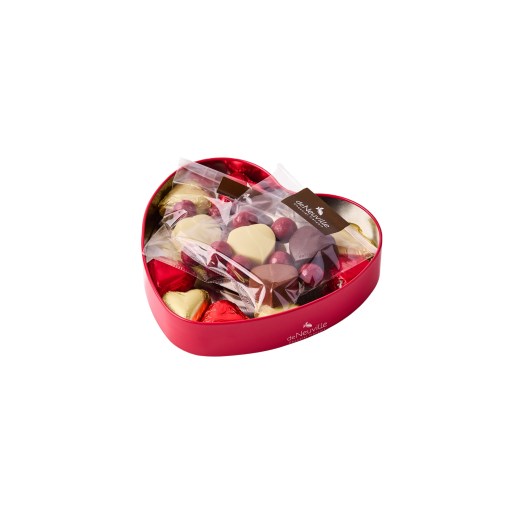 Coffret cœur en métal