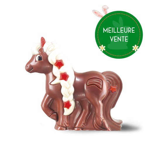 Sarah la licorne de Pâques - chocolat au lait