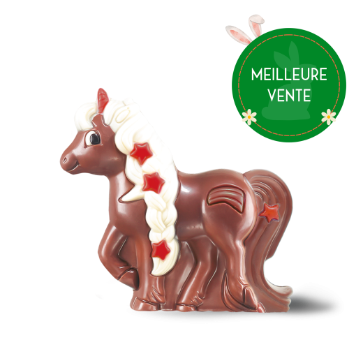 Sarah la licorne de Pâques - chocolat au lait