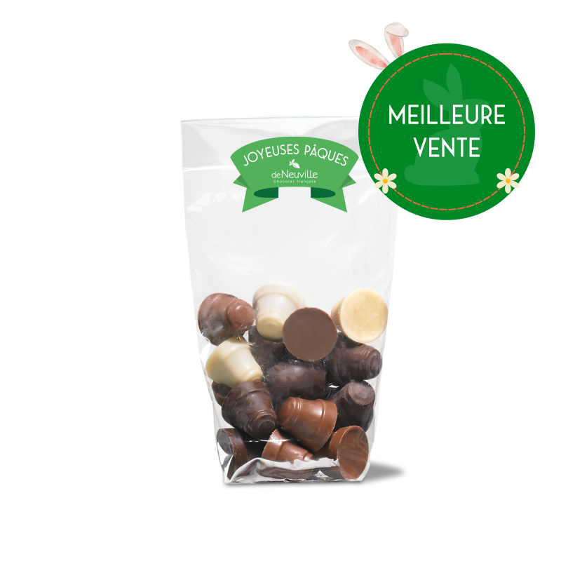 Sachet de clochettes au praliné