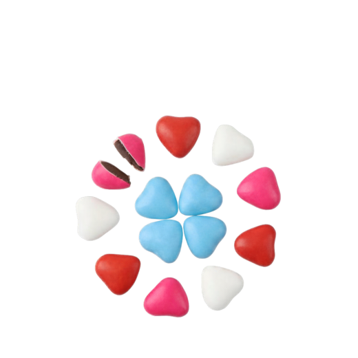 Dragées cœur chocolat