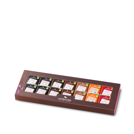 Coffret 42 carrés Dégustation bio