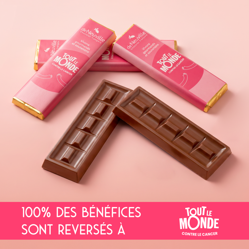 Tablette Solidaire au chocolat au lait 40% Tablette Solidaire au chocolat au lait 40%