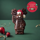 Renne de Noël au chocolat noir